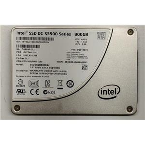 Intel SSD DC S3500 Series 800GB Solid State Drive 2.5" 6Gbps SATA SSDSC2BB800G4