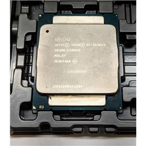 Lot of 2 Intel Xeon E5-2630 V3 2.4GHz 8-Core LGA2011-v3 CPU 20MB Cache SR206