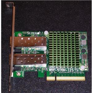 SuperMicro AOC-STGN-I2S 10 GB Ethernet PCIe Fiber Controller Card High Profile