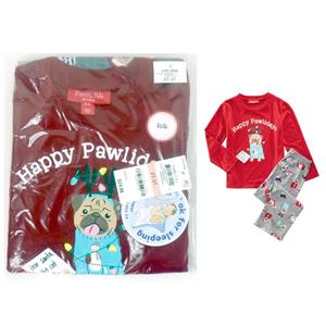 Family PJs Toddler 2 Piece Pajama Set Happy Pawlidays Size 2T 3T New Boys Girls