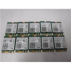 LOT OF 10 Intel Dual Band WIFI Wireless Bluetooth NGFF M.2 Card (7265NGW)