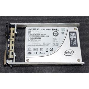 Dell Intel S3700 SSDSC2BA100G3T 100GB 2.5" SATA 6Gbps SSD R0KXM R-Series Tray