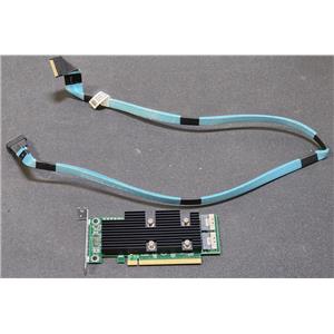 Dell R640 R740 R940 PCIe SSD NVME Extender Expansion Card CDC7W w/ Cable M026C