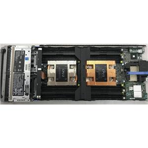 Dell PowerEdge M630 2.5" CTO Barebones with Heat Sinks 57810S-K 10Gbe Mezz