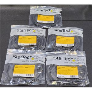 Lot of 5 StarTech HDMI Cables 6 Foot HDMI 4K HDMM6