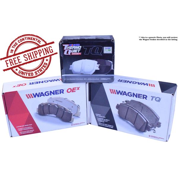 Disc Brake Pad Set-ThermoQuiet Disc Brake Pad Rear Wagner MX858