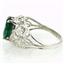 SR162, Russian Nanocrystal Emerald, 925 Sterling Silver Ring