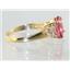 10K, 14K or 18K Gold Ladies Ring, Pure Pink Topaz, R123