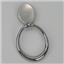 Oval Ring Pulls Polished Nickel Finish - Cabinet Door Furniture Handle