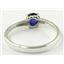 SR301, Created Blue Sapphire, 925 Sterling Silver Ring