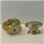 Oval Cabinet Knob Drawer Pull Satin Brass Finish - Cabinet Furniture Handle