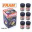 6-PACK - FRAM Ultra Synthetic Oil Filter - Top of the Line - FRAM’s Best XG3980