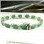 SB003C, Green Aventurine, 925 Sterling Silver Bracelet
