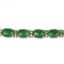 SB003C, Green Aventurine, 925 Sterling Silver Bracelet