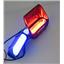 Lot Of 2 Whelen Single Avenger 12-Volt Super-LED Lights - One RED / One BLUE