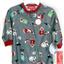Family PJs Baby One piece Pajama Footed Ch Sz & Deer Pup Plaid Santa New Infant
