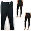 INC International Concepts Velvet Accent Tuxedo Leggings Black Choose Size New
