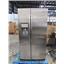 GE Profile  25.5 Cu. Ft. Stainless Side-by-Side Refrigerator - WORKING