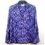 Vera Bradley Brocade Flannel Pajama Top Regal Rosette Ch Size Lounge New vb7001