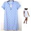 Charter Club Cotton Pajama Sleepshirt Nightgown Medallion Blue Choose Size New