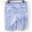 Hue Women's Ultra-Soft Denim Ikat Zebra Bermuda Shorts Blue Size S New U22522H