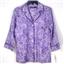 Ralph Lauren 2 pc Cotton Blend Pajama Top & Pants Set Purple Paisley Size S New