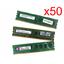 Lot of 50 Mixed Brand &Speeds 2GB DDR3 PC3 Desktop Memory Unbuffered RAM