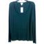 Jenni Womens Waffle Knit long Sleeve Pajama Top Choose Size & Color New