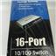 NEW IN BOX Cisco Linksys SR216 16-Port Ethernet Gigabit High-Speed Switch 10/100