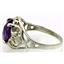 Sterling Silver Ladies Ring, Amethyst, SR004