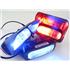 Lot Of 3 Whelen Avenger Series 12-Volt Super-LED Lights - RED / BLUE Flashing