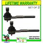 NEW SET Heavy Duty ES3646 Steering Tie Rod End Front Outer