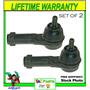 NEW SET Heavy Duty ES3669 Steering Tie Rod End Front Outer