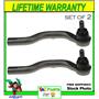 NEW SET Heavy Duty ES800239 Steering Tie Rod End Front Right Outer