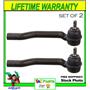 NEW SET Heavy Duty ES800248 Steering Tie Rod End Front Left Outer