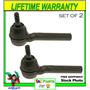 NEW SET Heavy Duty ES800403 Steering Tie Rod End Front Outer