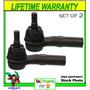 NEW SET Heavy Duty ES80643 Steering Tie Rod End Front Left Outer