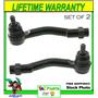 NEW SET Heavy Duty ES3629 & ES3630 Steering Tie Rod End Front Outer