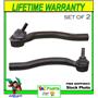 NEW SET Heavy Duty ES80287 & ES80288 Steering Tie Rod End Front Outer