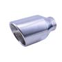 Exhaust Tips *NEW* Polished Stainless Steel - Inlet 2.25" Custom Slant Round