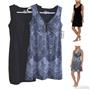 Gerry Woman's Bra Top Sleeveless Dress Black or Print Choose Size New