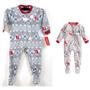 Family PJs Infant One piece Pajama w feet Polar Bear 12Mo New Baby