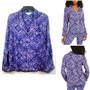 Vera Bradley Brocade Flannel Pajama Top Regal Rosette Ch Size Lounge New vb7001